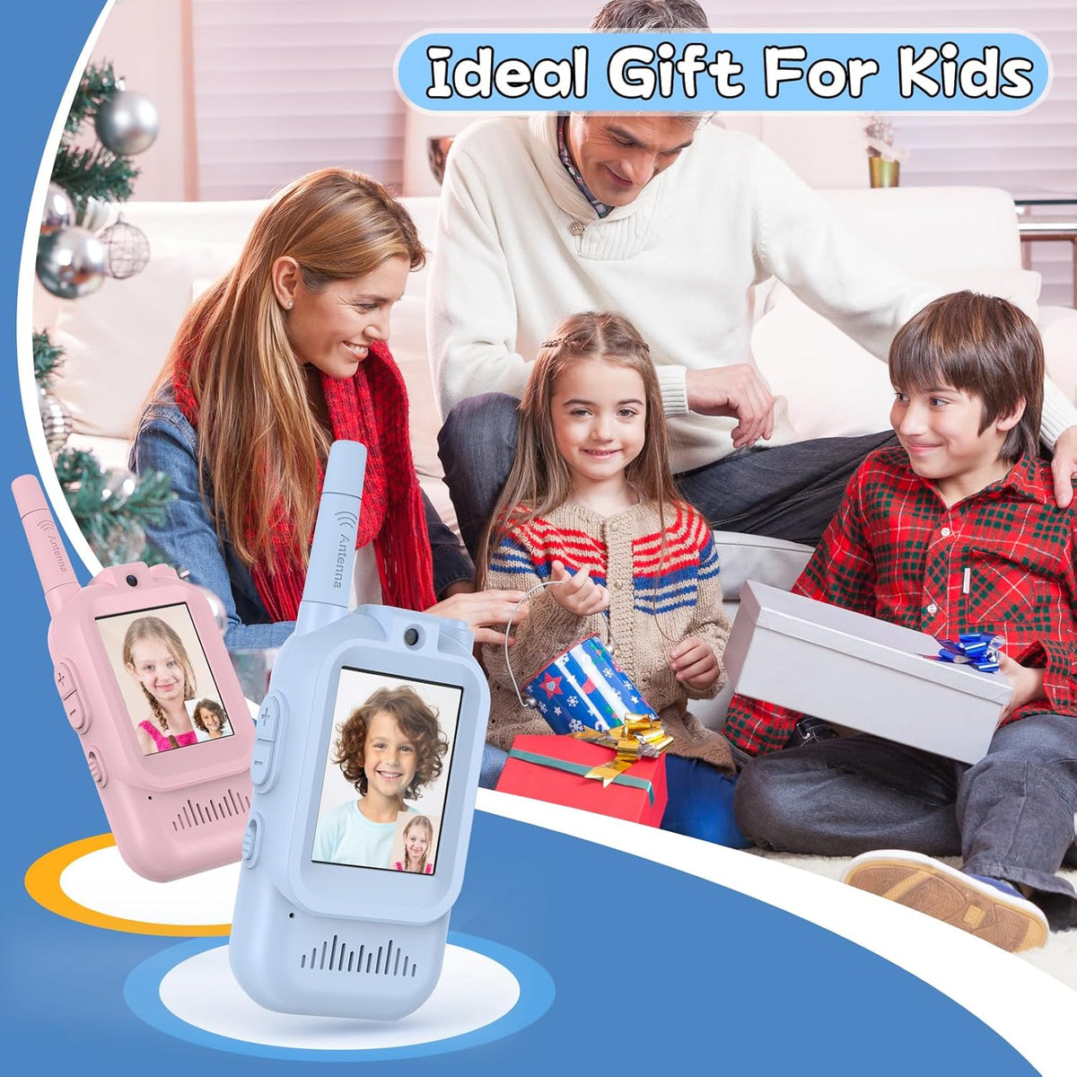 Kids Video Walkie Talkie With HD Camera